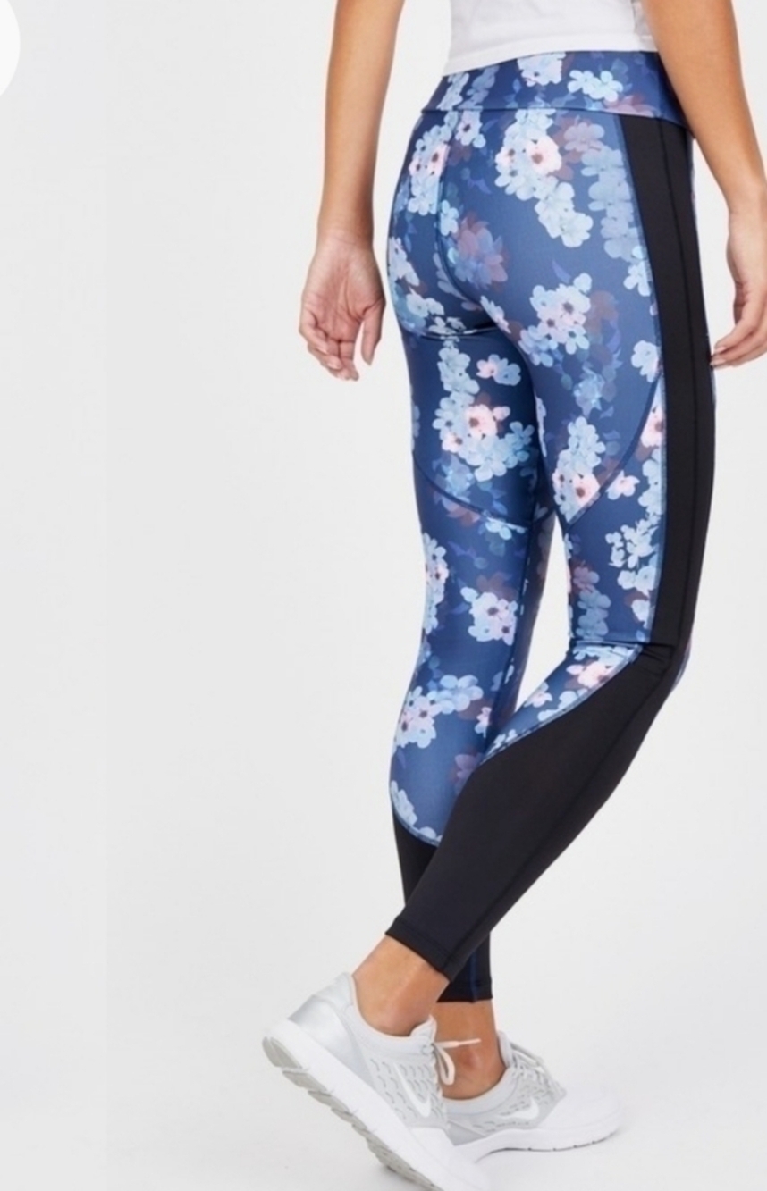 AXS Floral Printed Leggings Small - Picture 2 of 3